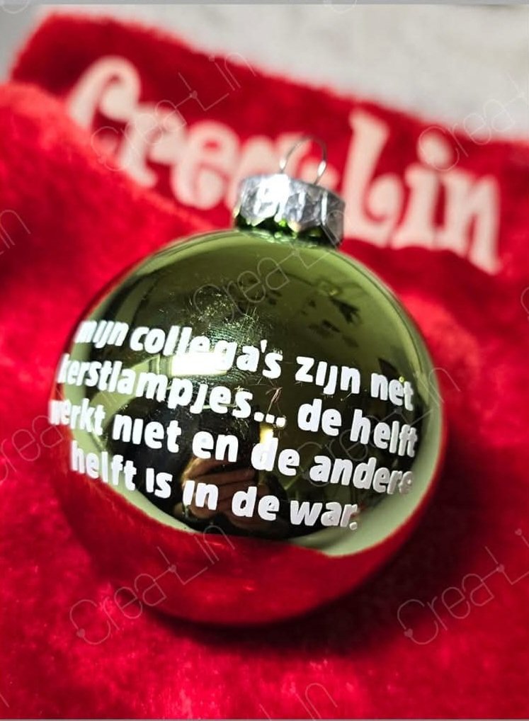 Persoonlijke Kertsbal - Gekleurd - Afbeelding 3