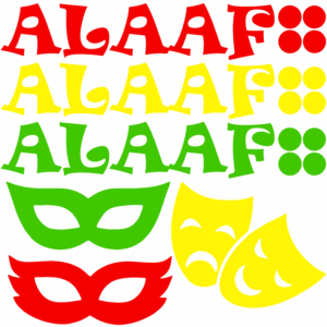 carnaval raamfolie mask
