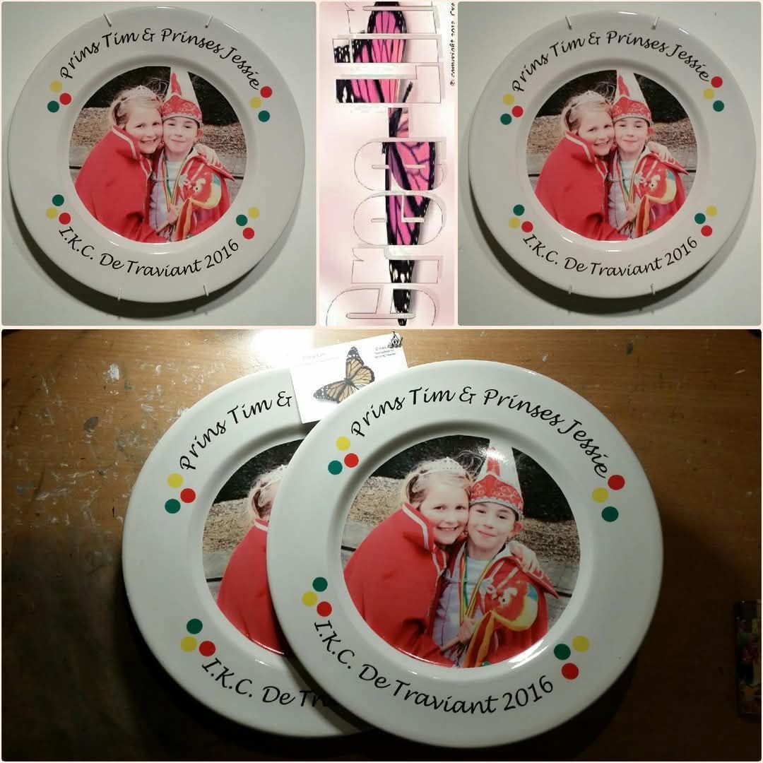 Carnavalsbord met Foto & Tekst